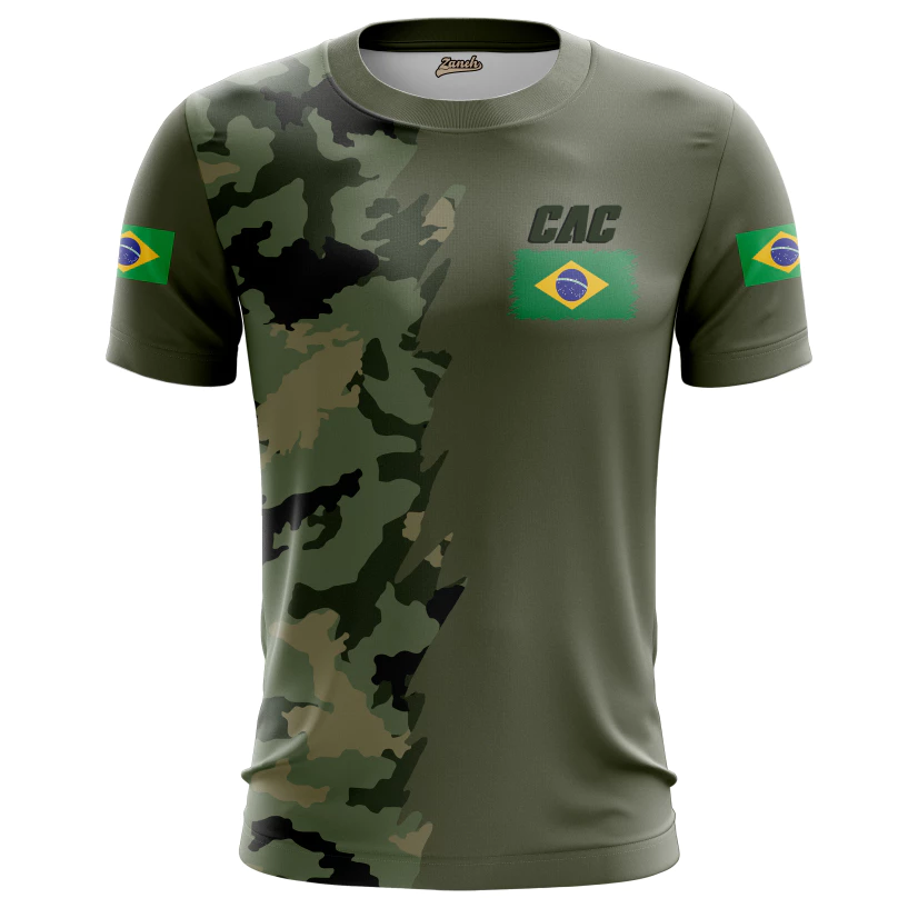 Camiseta CAC - Camuflada