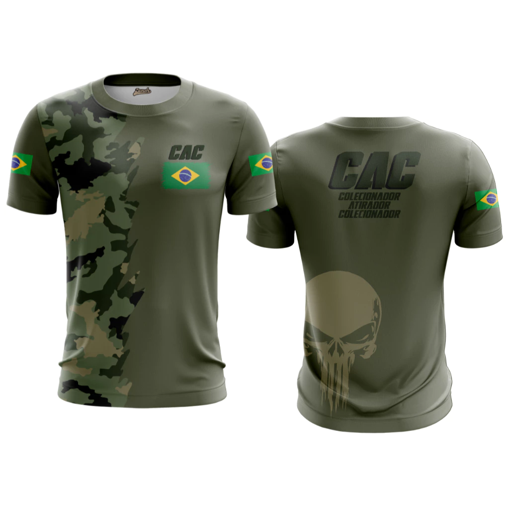 Camiseta CAC - Camuflada