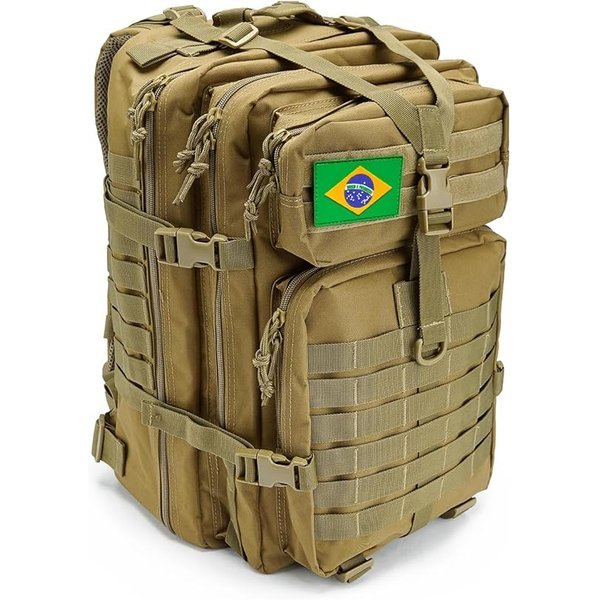 Mochila Tática Outdoor 50 Litros - Cáqui