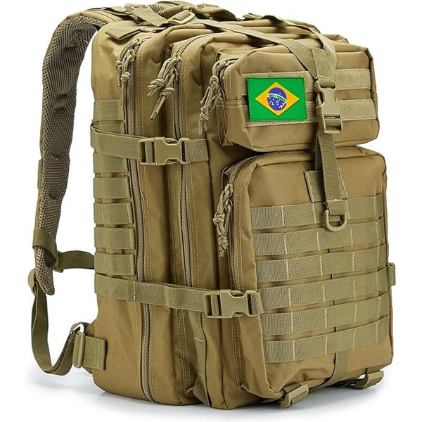 Mochila Tática Outdoor 50 Litros - Cáqui