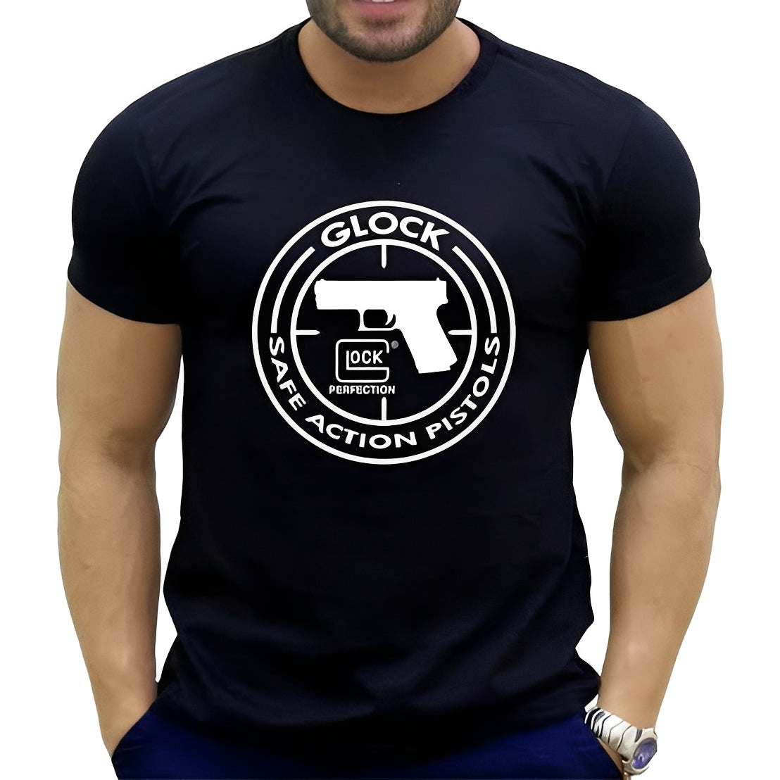 Camiseta Tática Pistola Glock