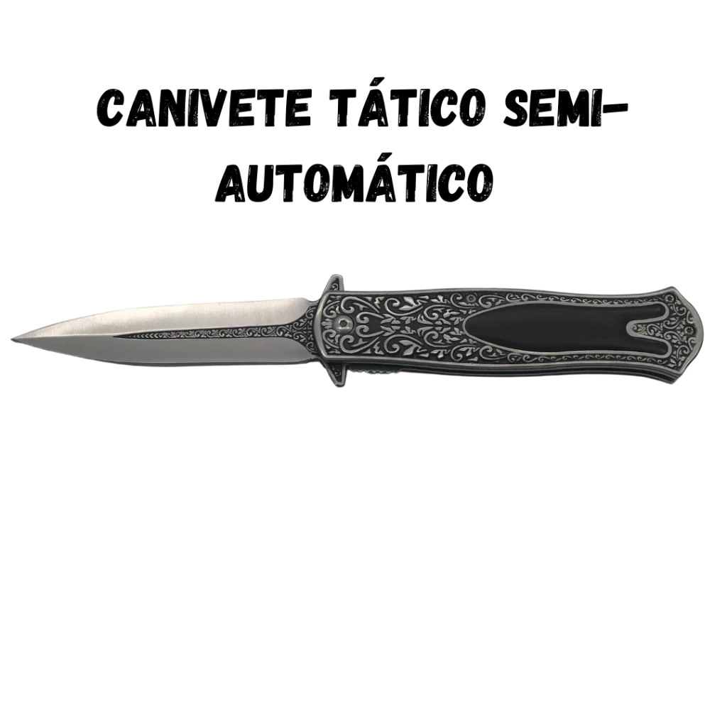 Canivete Tático Semi Automático