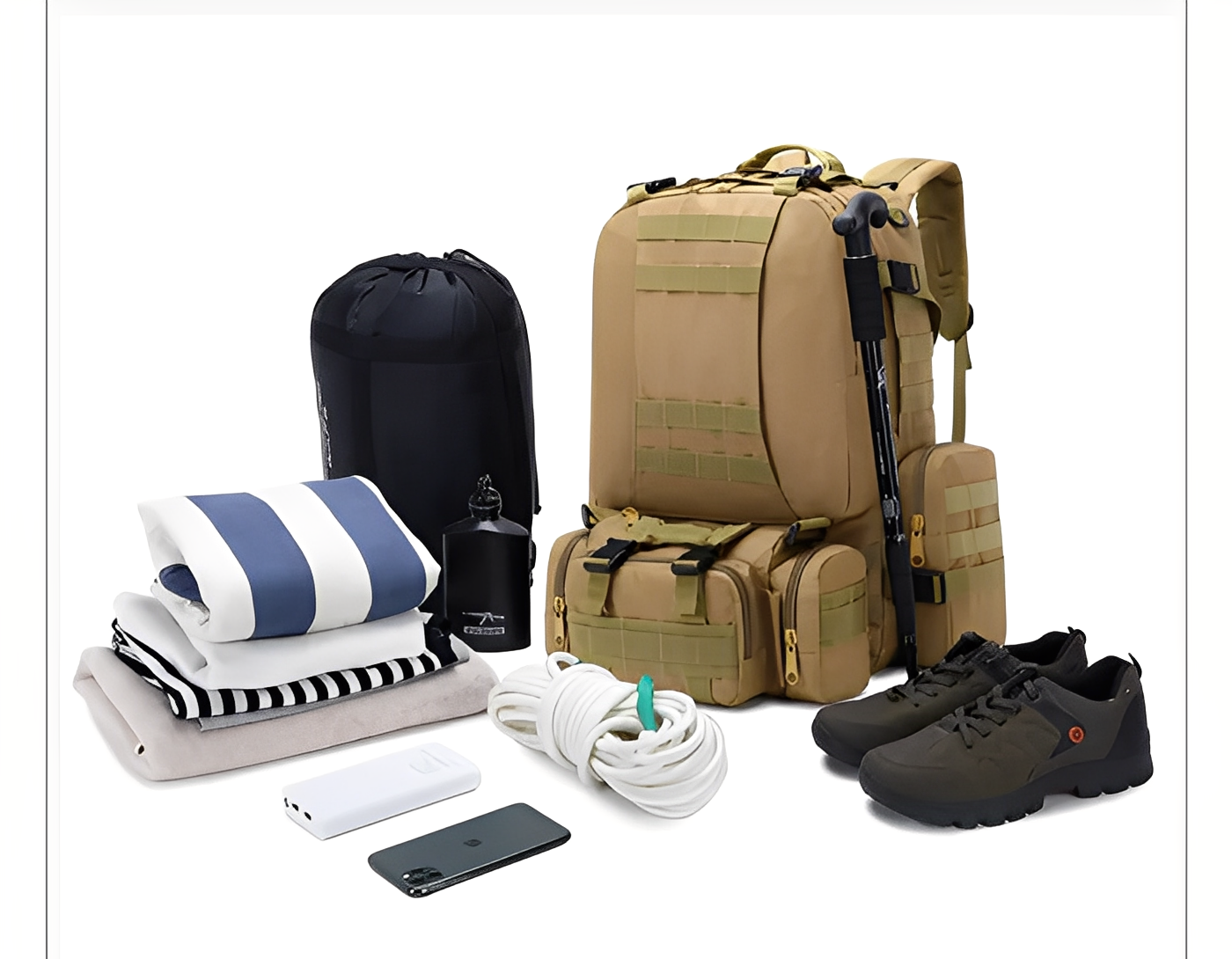 Mochila Militar Armor 65 Litros - Cáqui