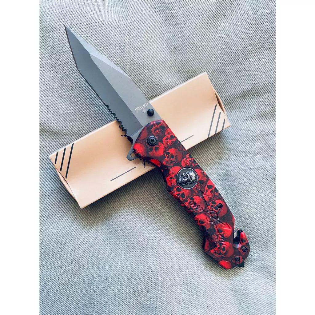 Canivete Semi-Automático em Aço Inoxidável