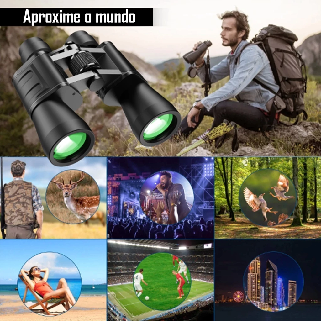 Binóculo Profissional - Alcance de até 10 km