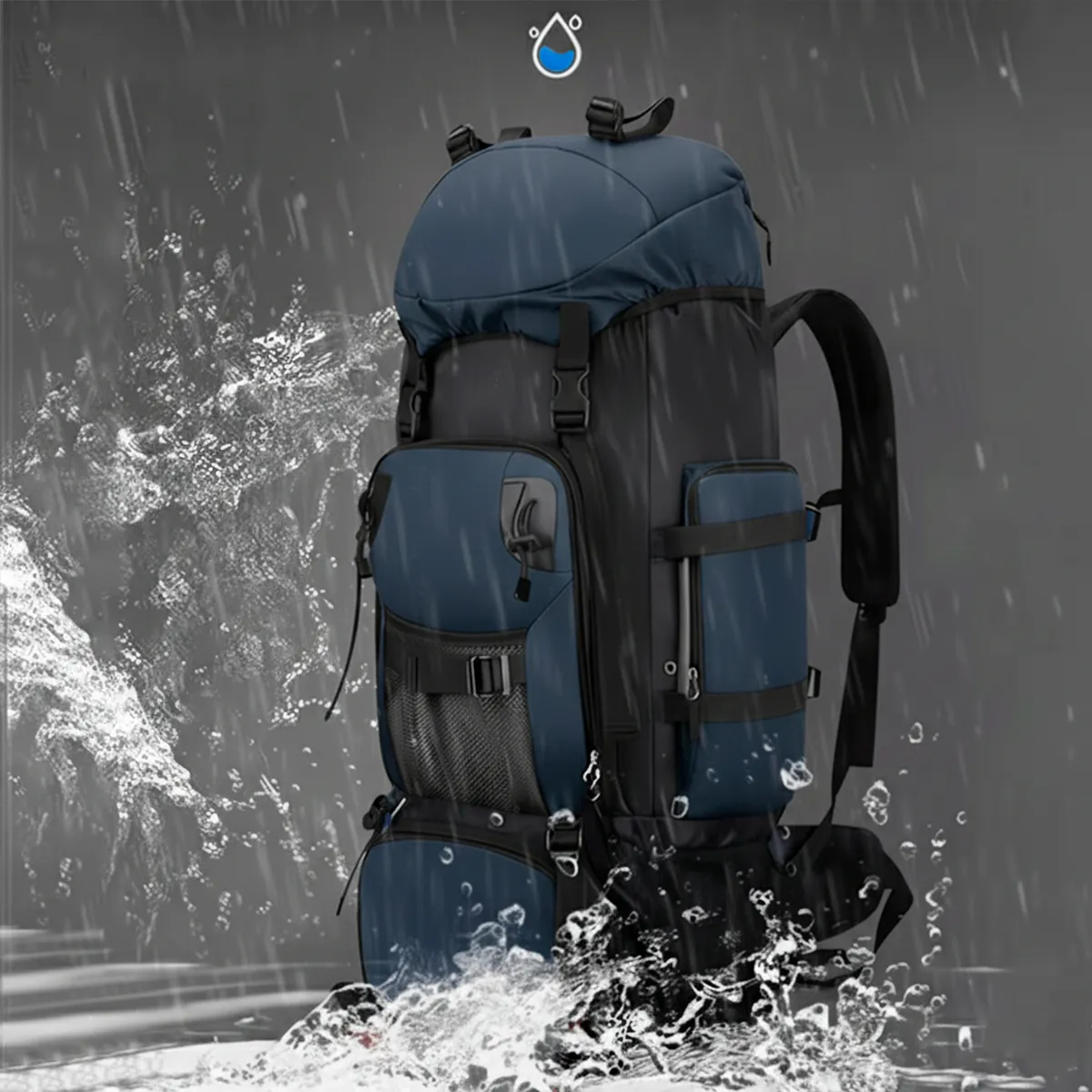 Mochila Cargueira Mountain® 90L - Azul