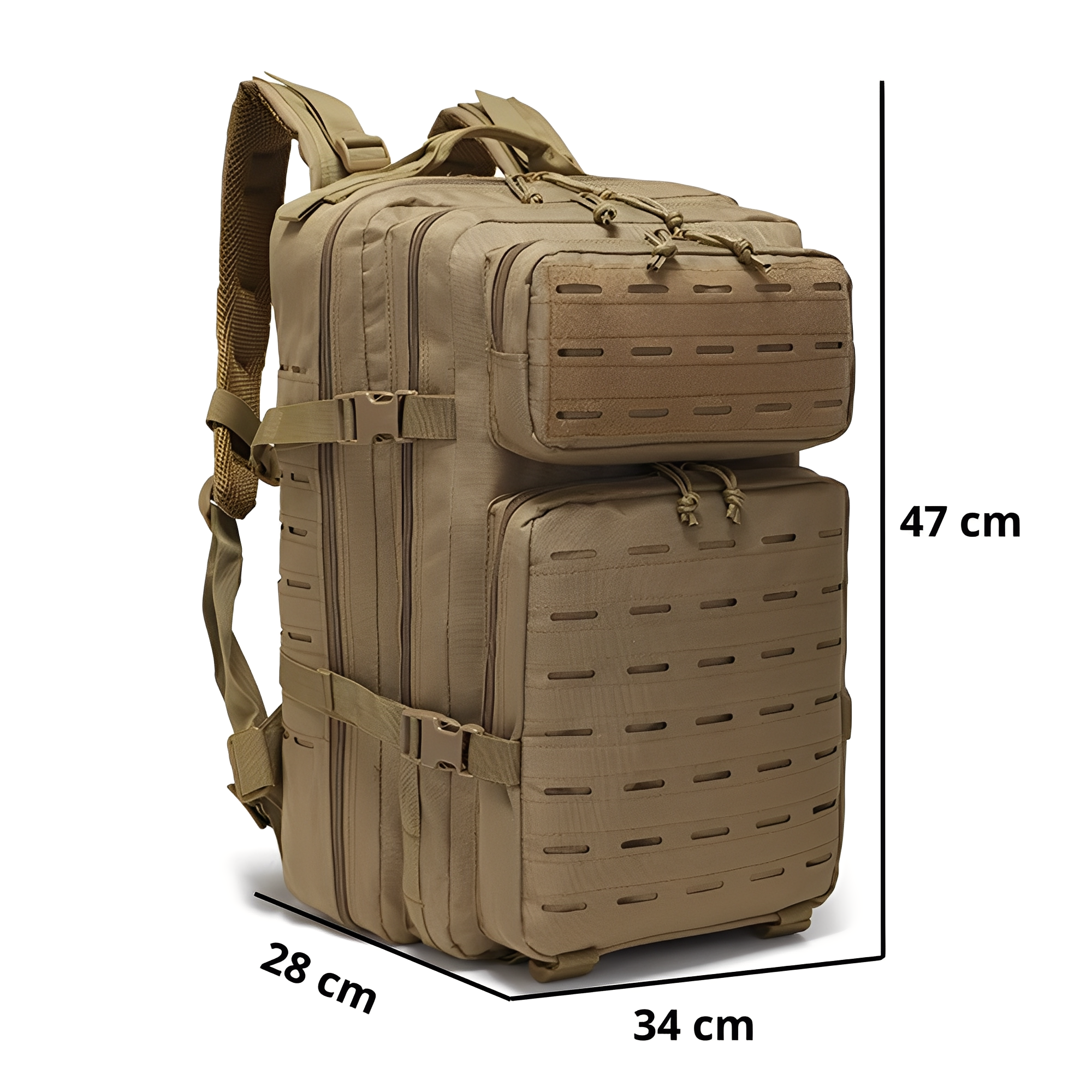 Mochila Tática 50 Litros Mariner® - Cáqui