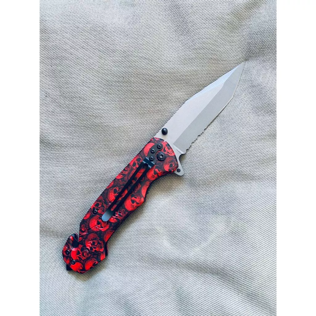 Canivete Semi-Automático em Aço Inoxidável