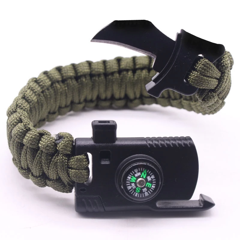Pulseira Militar Paracord de Sobrevivência