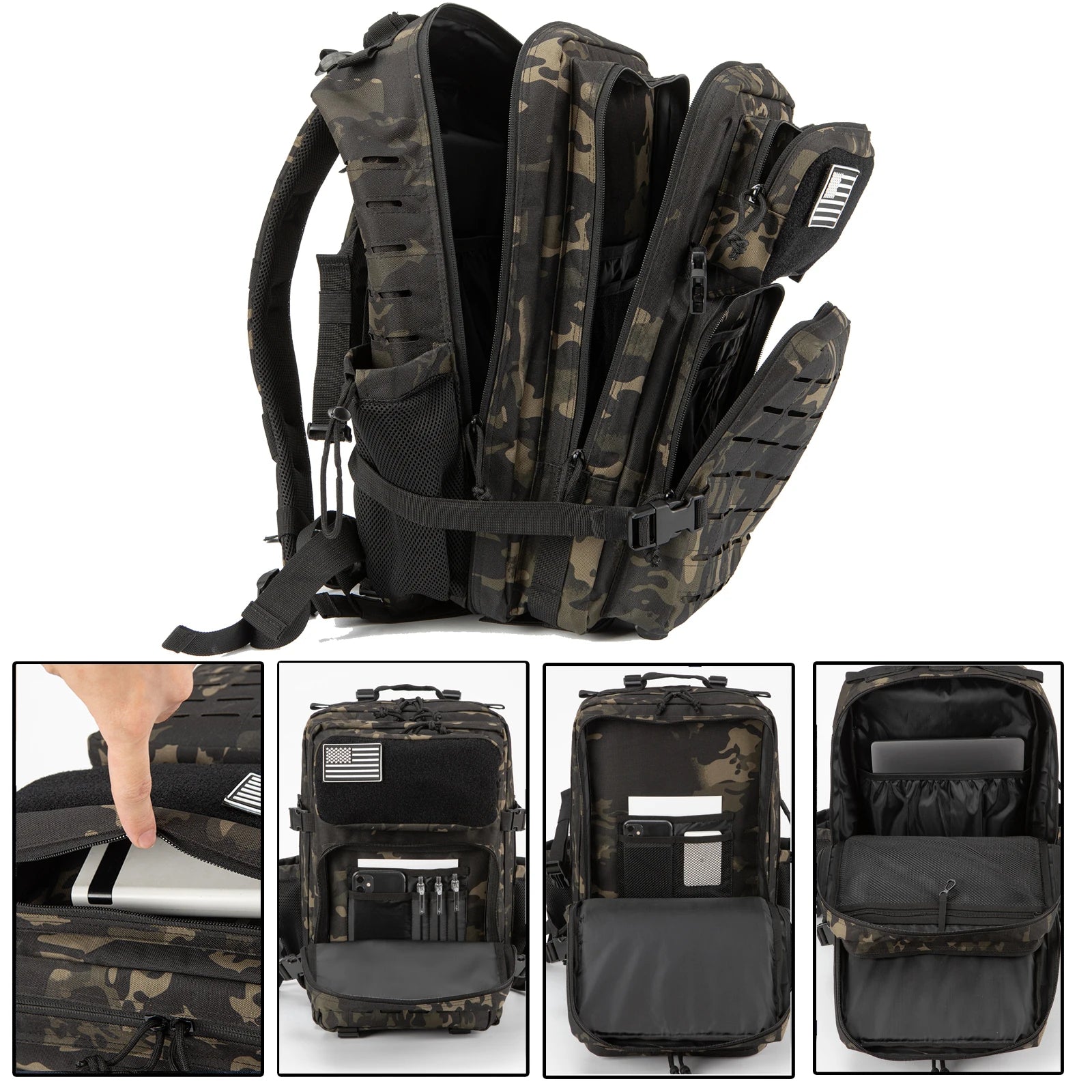 Mochila Nomad 50 Litros - Camuflada