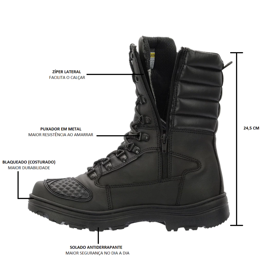 Coturno Militar Unissex Ranger