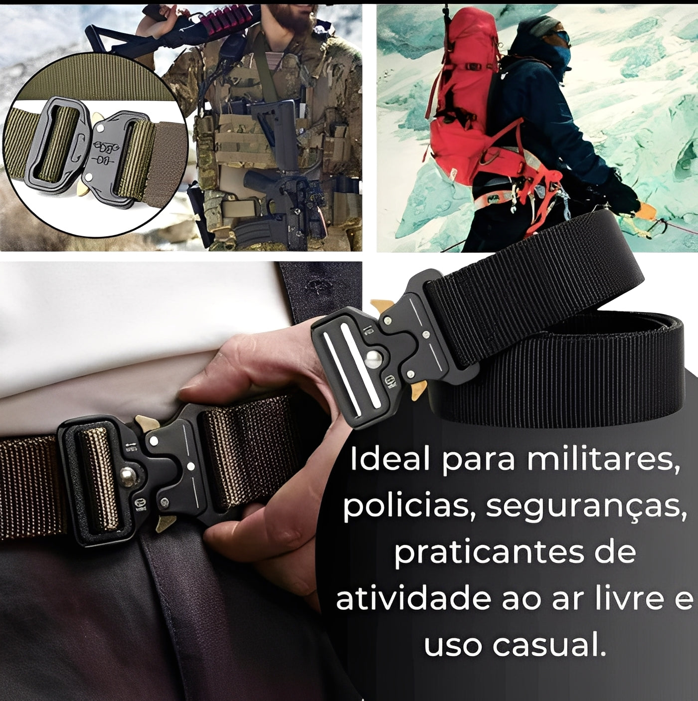 Cinto Tático Guardian™ - Preto