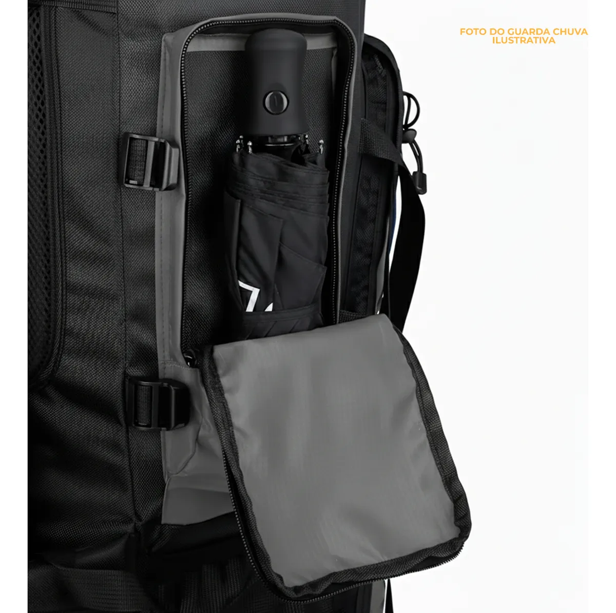 Mochila Cargueira Mountain 90L - Cinza