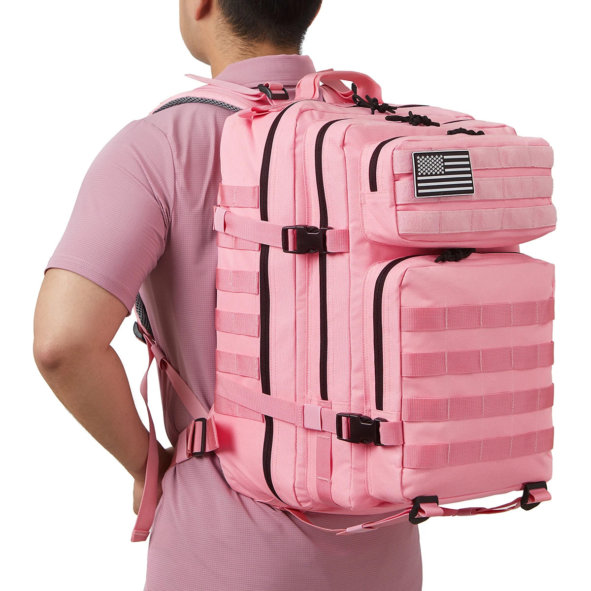 Mochila Tática 45 Litros Outdoor® - Rosa