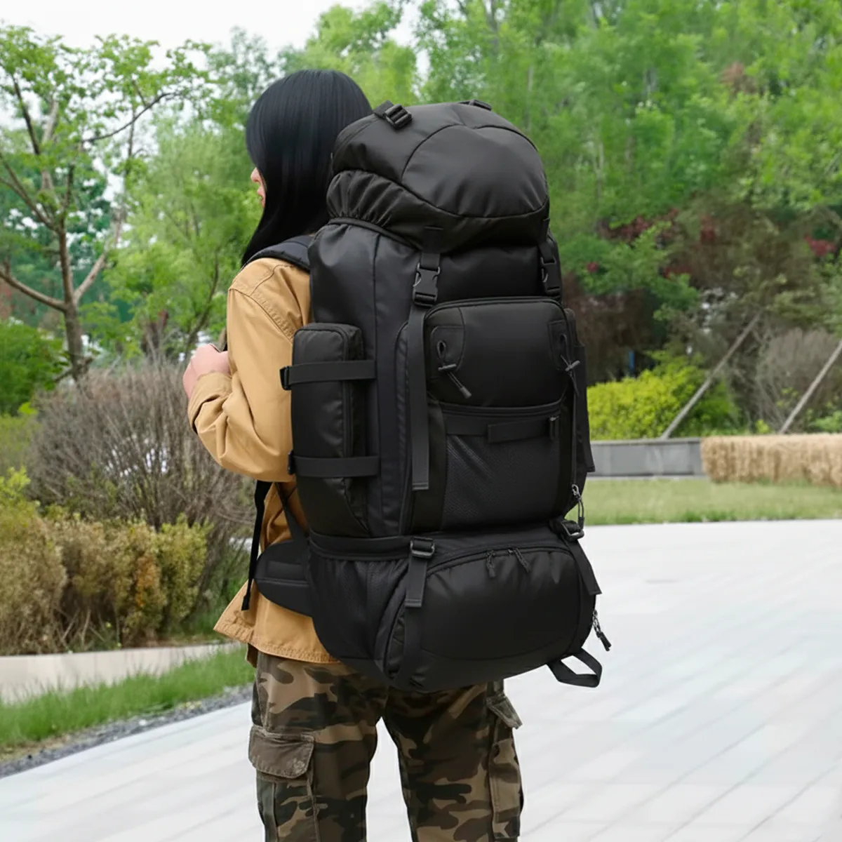 Mochila Cargueira Mountain® 90L - Preta