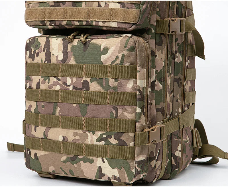 Mochila Tática Outdoor® 50 Litros - Camuflada