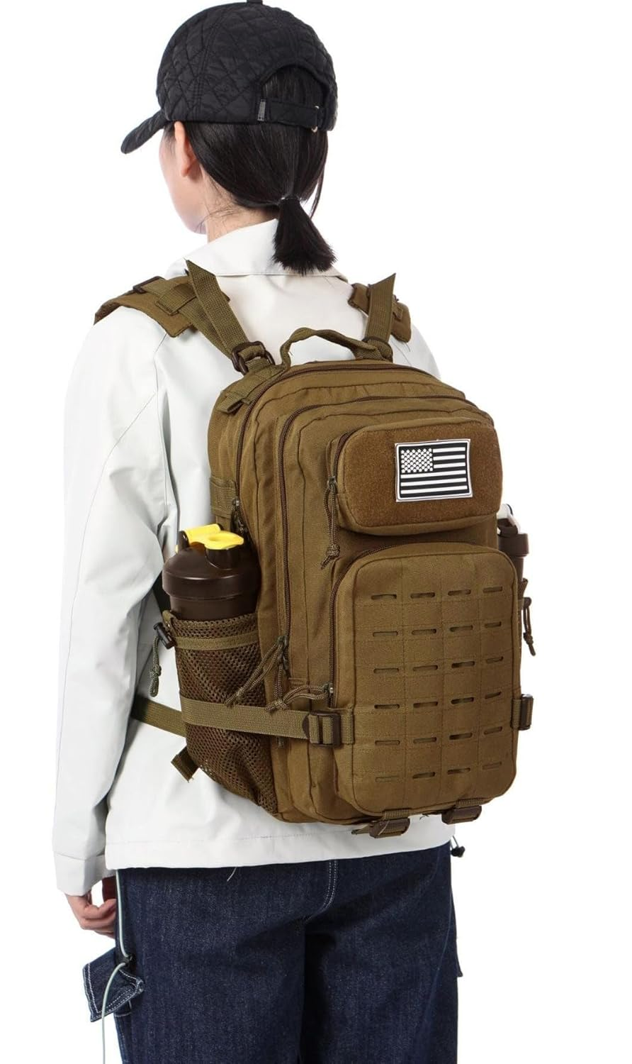 Mochila Tática Pulse 25L - Marrom