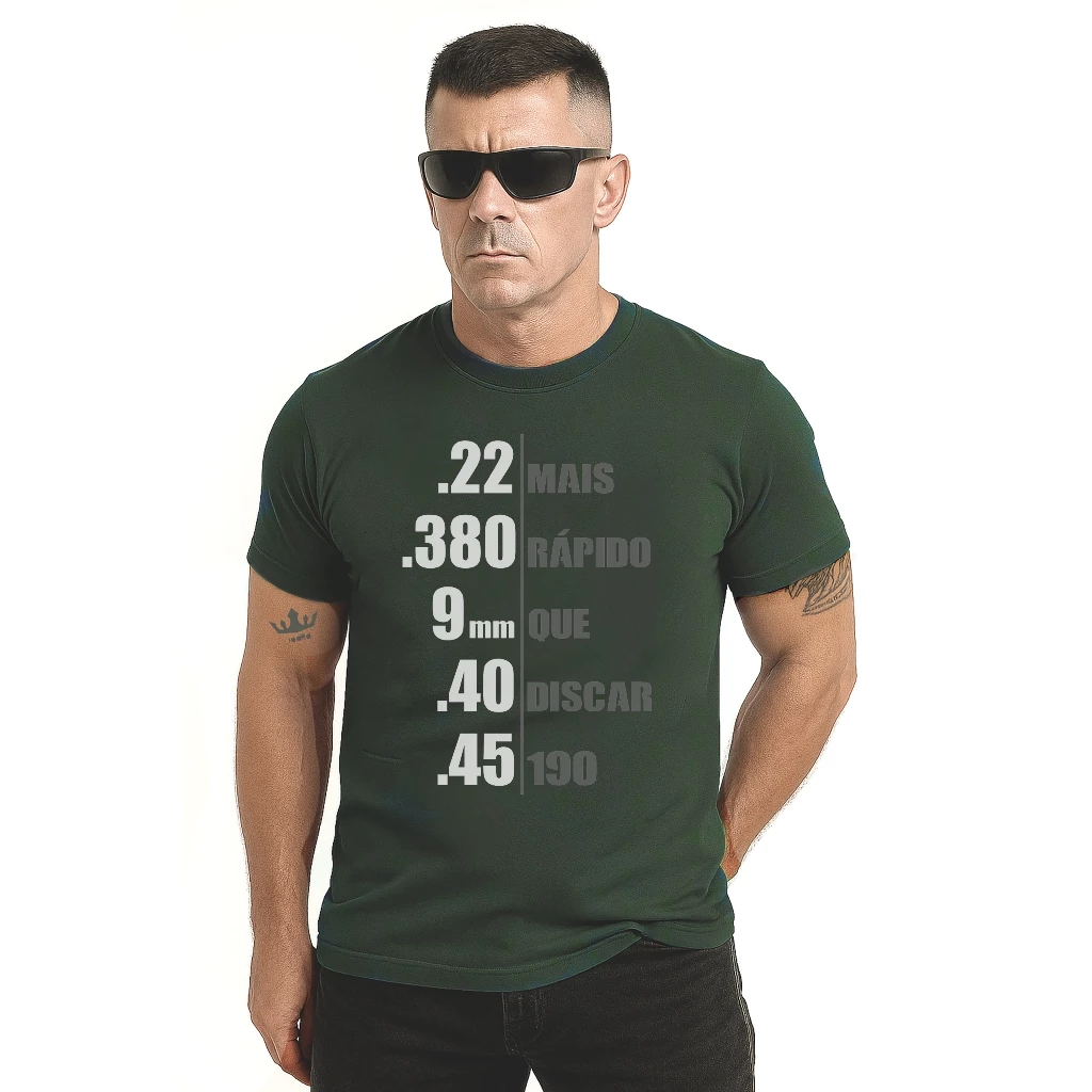 Camiseta Calibres – 100% Algodão Premium