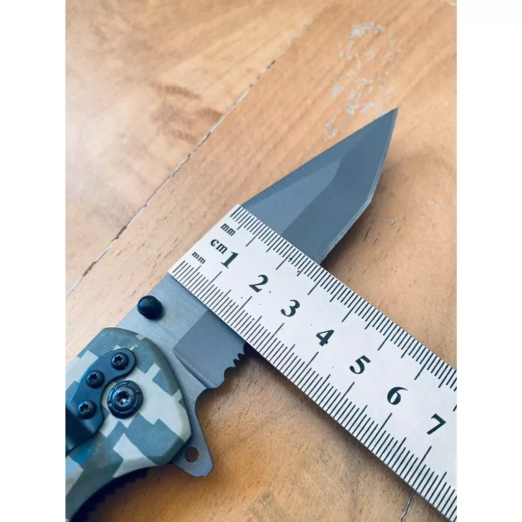 Canivete Semi-Automático em Aço Inoxidável