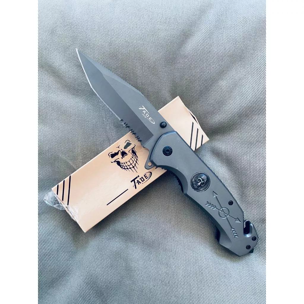 Canivete Semi-Automático em Aço Inoxidável