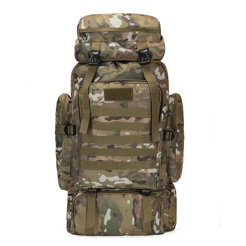 Mochila Trilha e Camping 80 Litros - Camuflada
