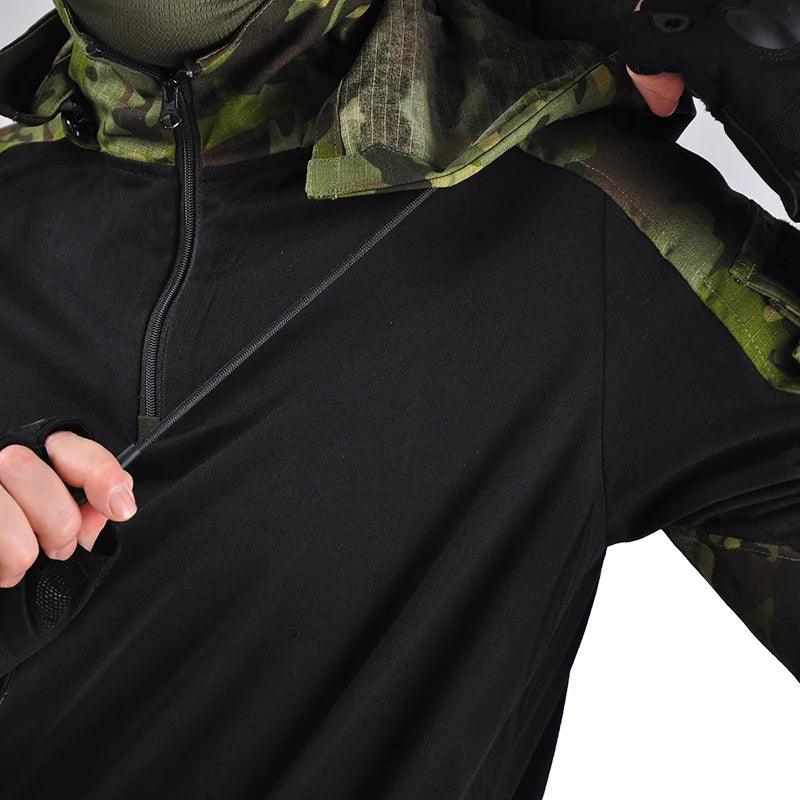 Camisa Tática com Capuz Drytec™