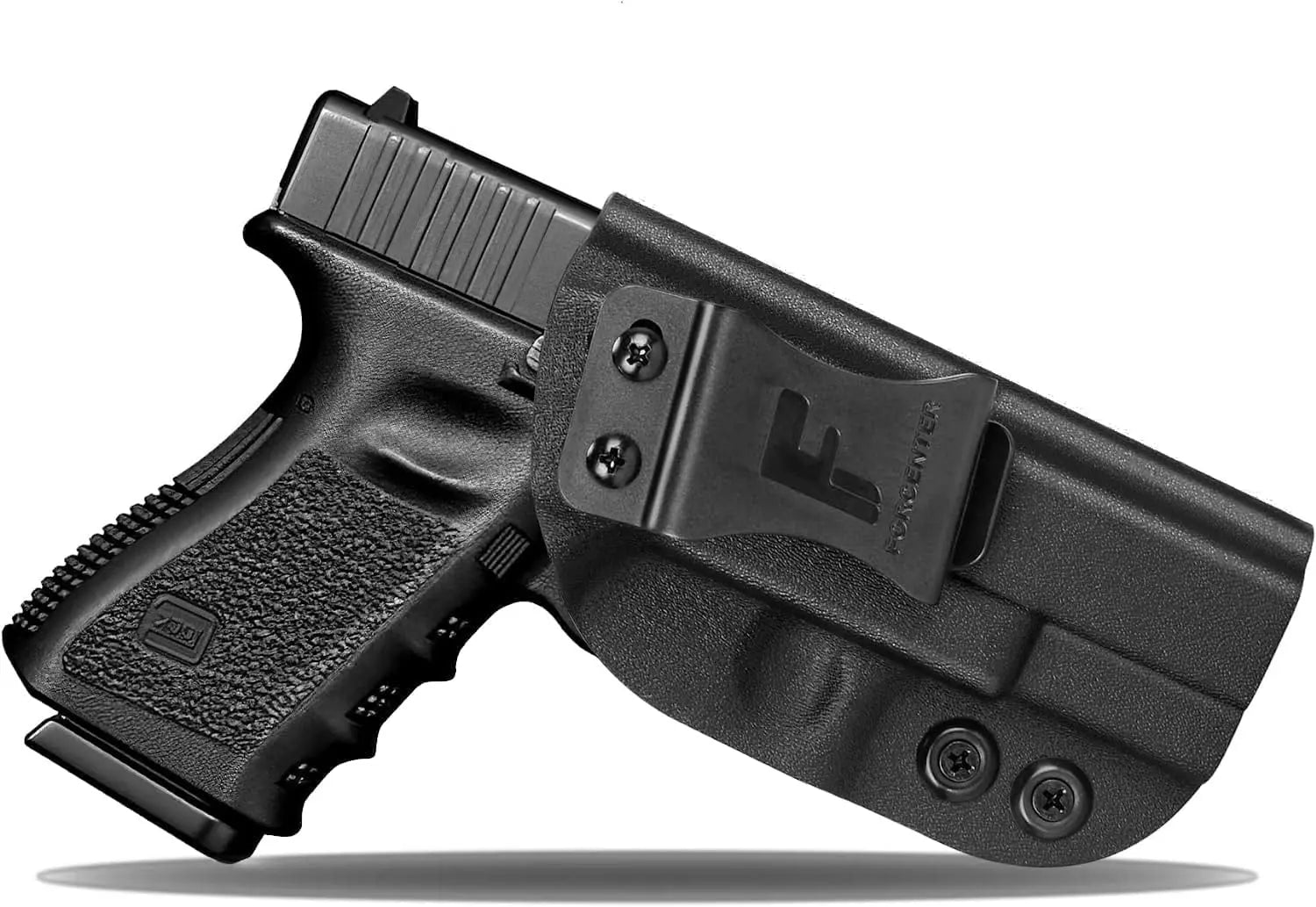 Coldre de Kydex Glock G17, G19, G19X, G26, G32, G44 e G45 (Gerações 1 a 5)