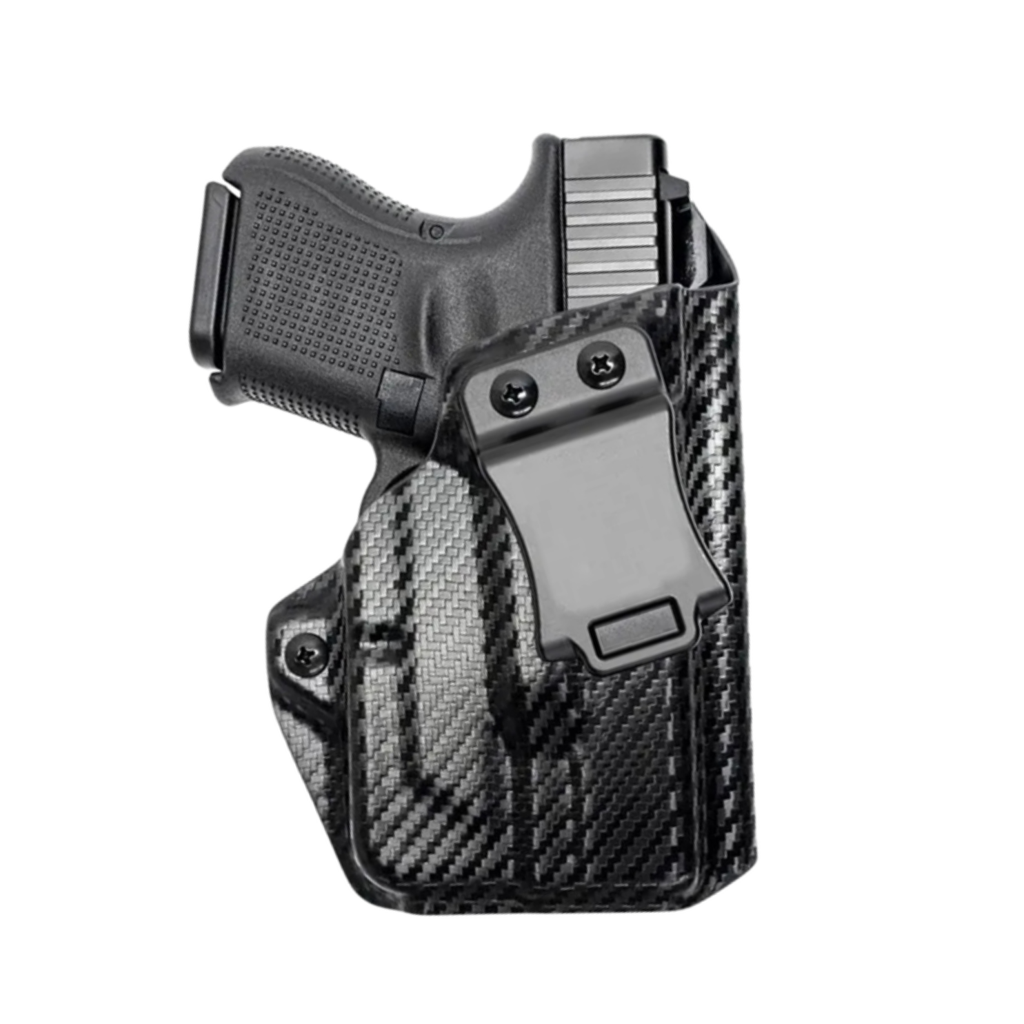 Coldre Velado Kydex ou Fibra de Carbono para Glock G26, G27, G28 e G33 com Lanterna TLR-6