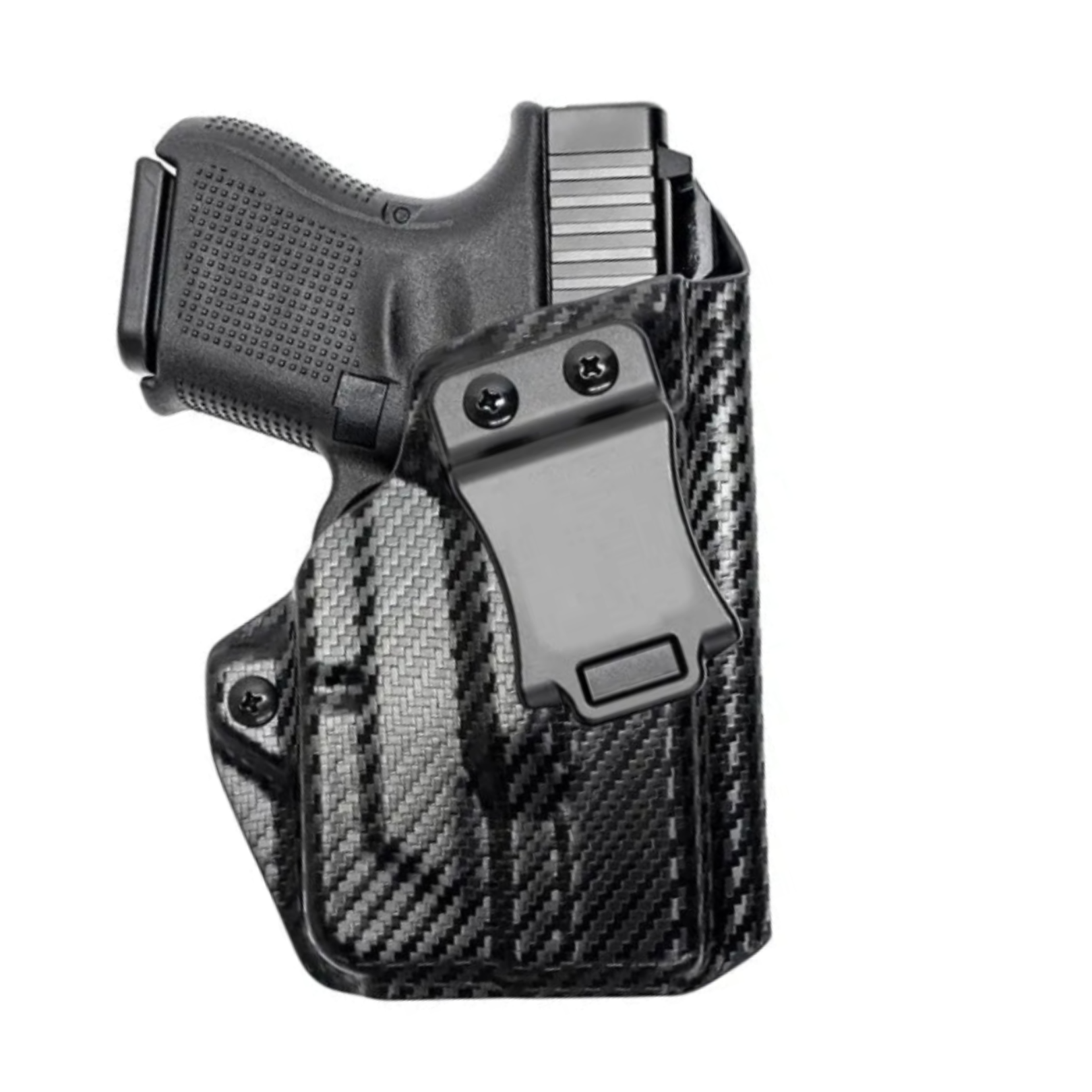 Coldre Velado Fibra de Carbono Glock 26/27/28 com TLR-6