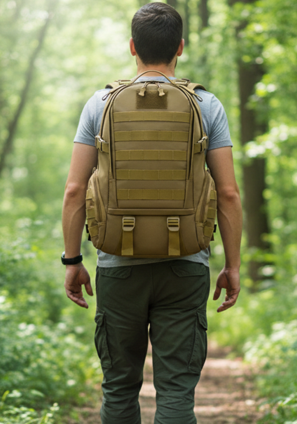 Mochila Tática Hornet 45 Litros - Cáqui