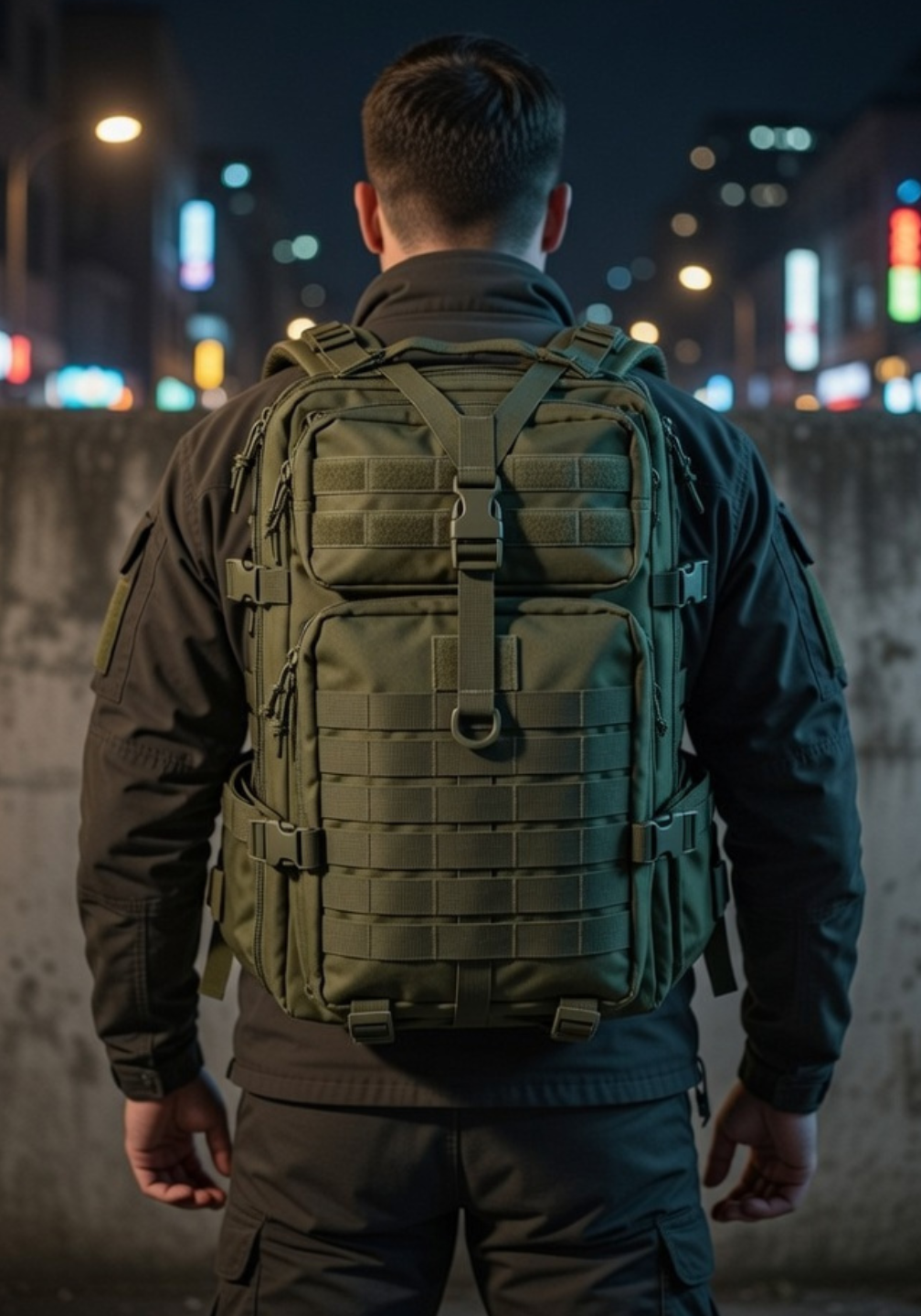 Mochila Tática Outdoor® 50 Litros - Verde Oliva