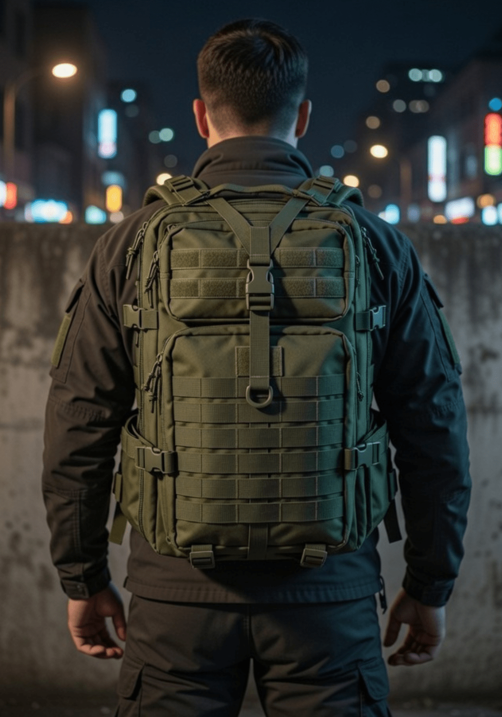 Mochila Tática Outdoor 50 Litros - Verde Oliva
