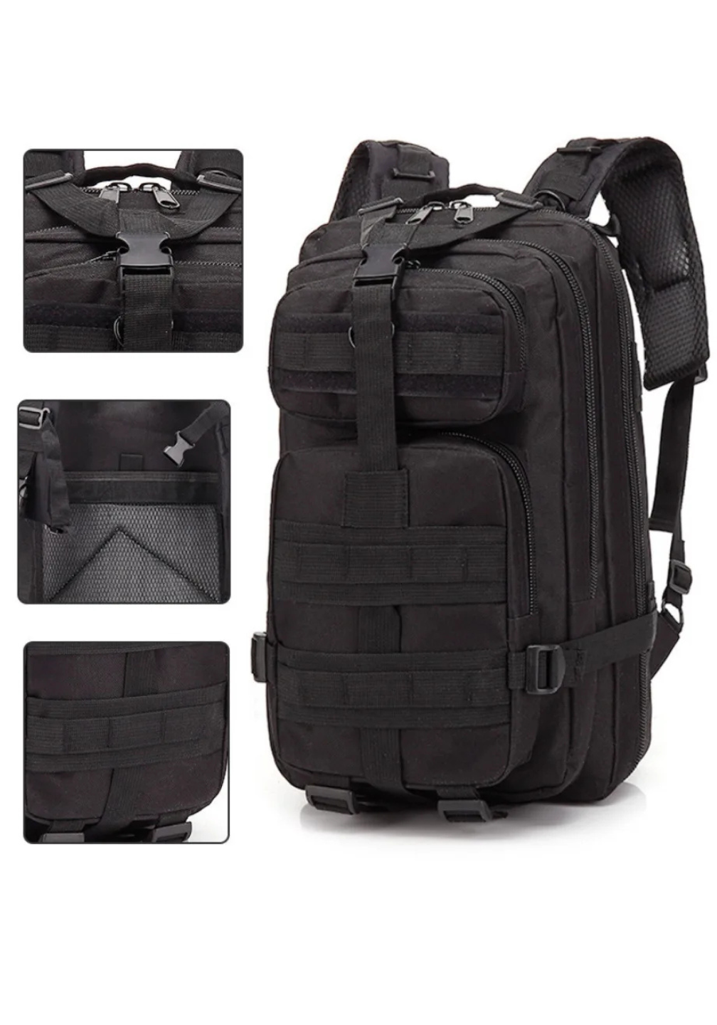 Mochila Tática Outdoor 30 Litros - Preta