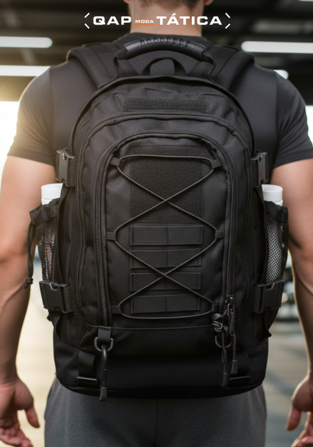 Mochila 40L > 60L Combat® - Preta