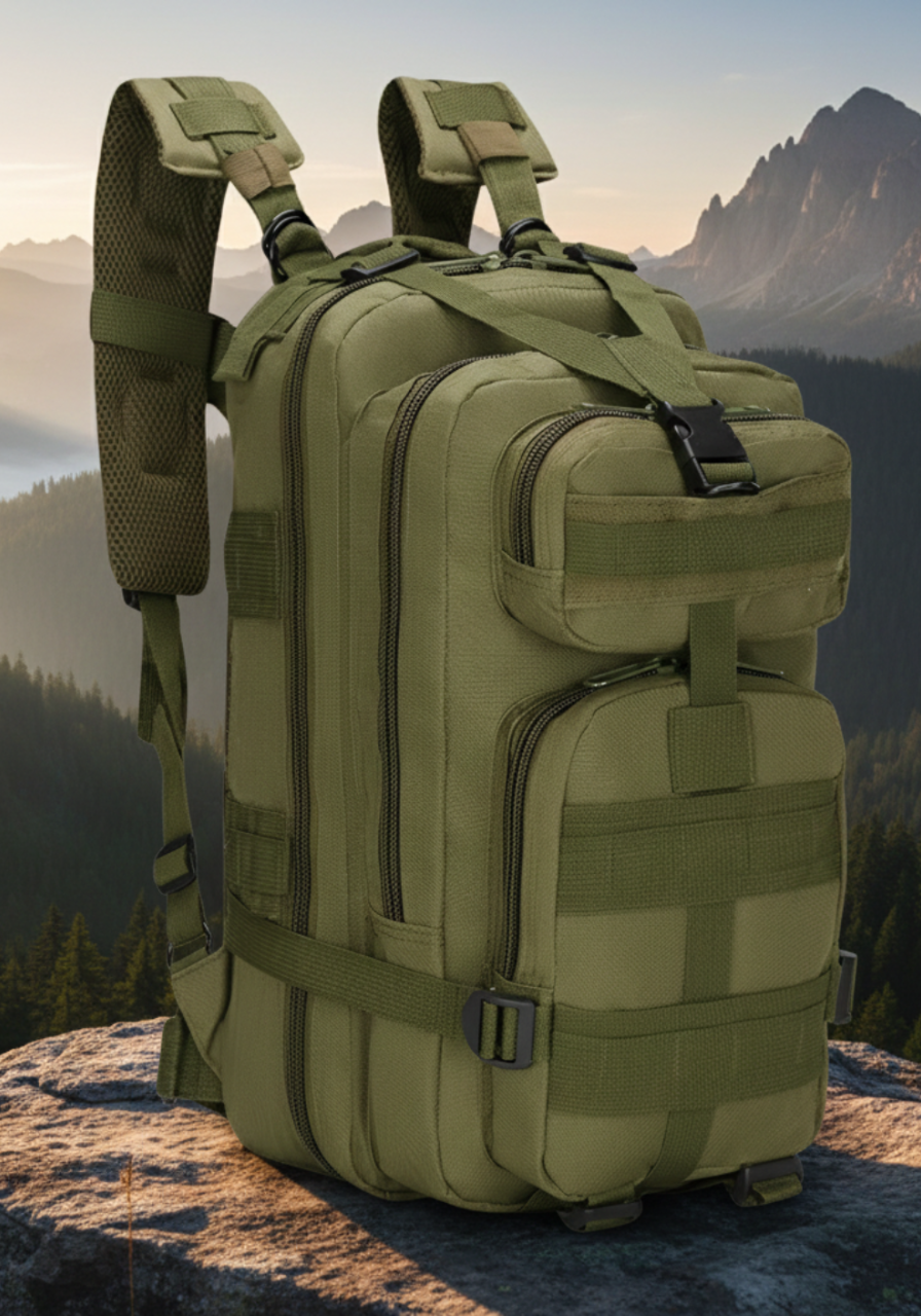 Mochila Tática Outdoor® 30 Litros - Verde Oliva
