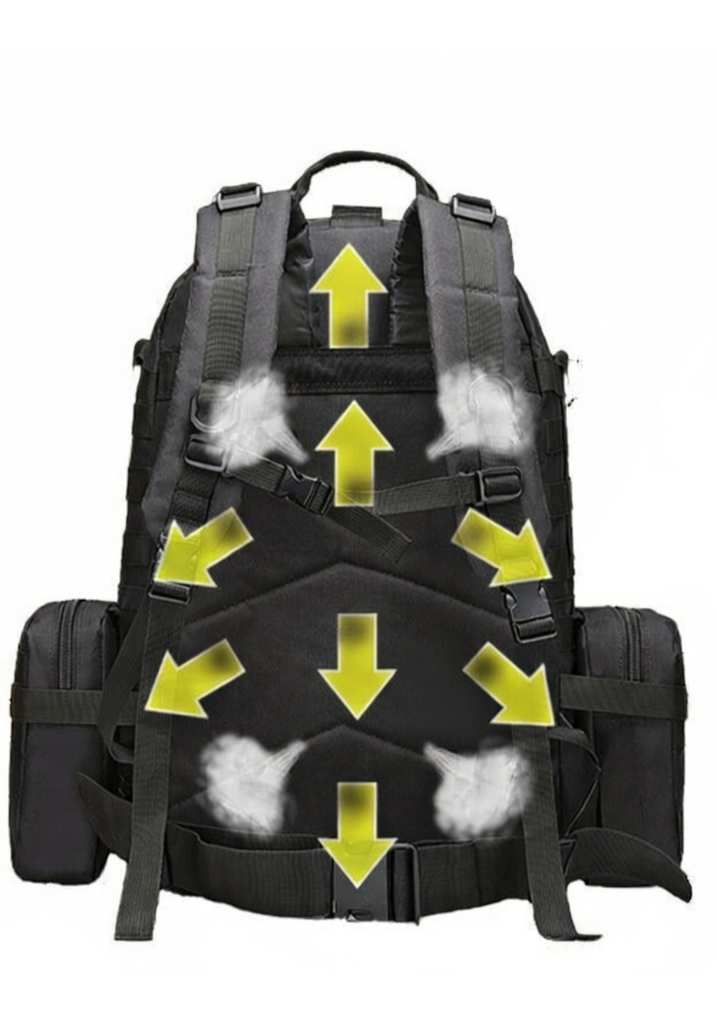Mochila Tática Armor 65 Litros - Preta