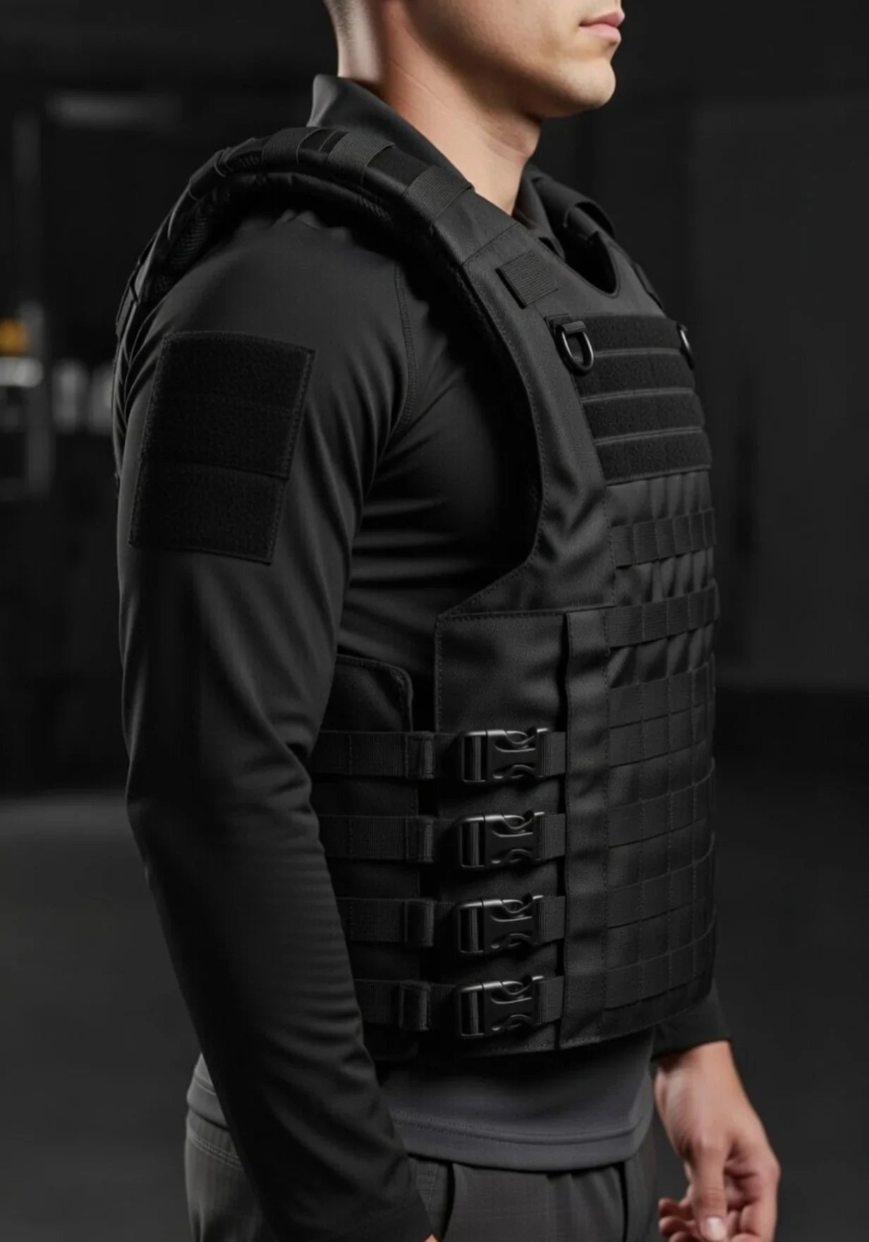 Capa de Colete Modular Slim Protection®️ - Preto