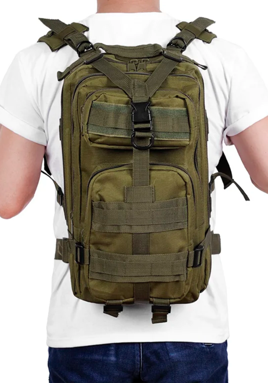 Mochila Tática Outdoor 30 Litros - Verde Oliva