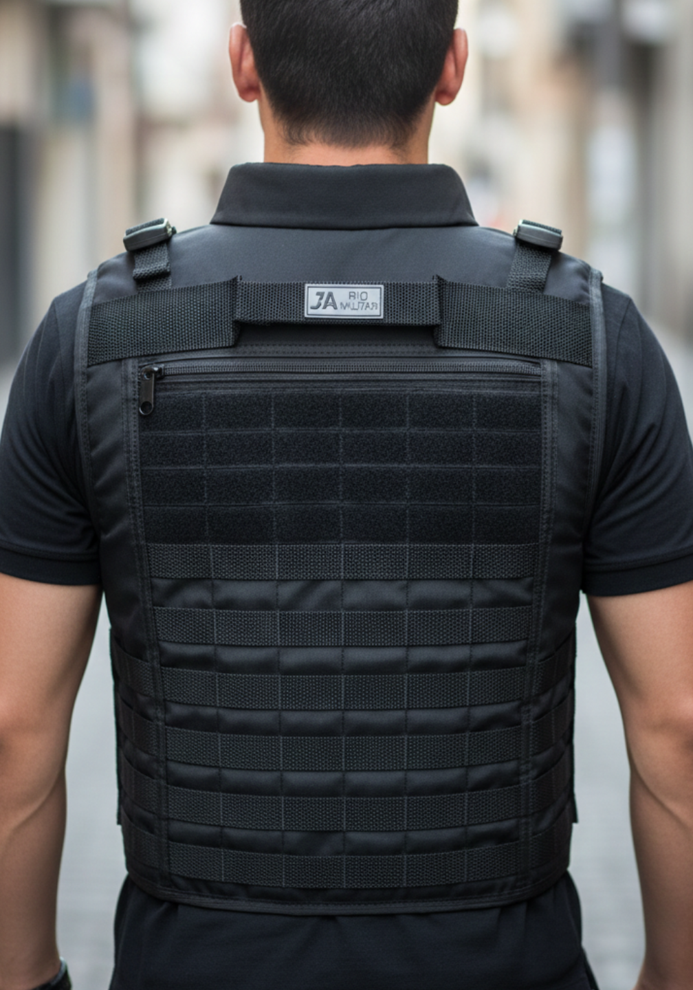 Colete Modular Iron Force® com 5 Itens Inclusos - Preto