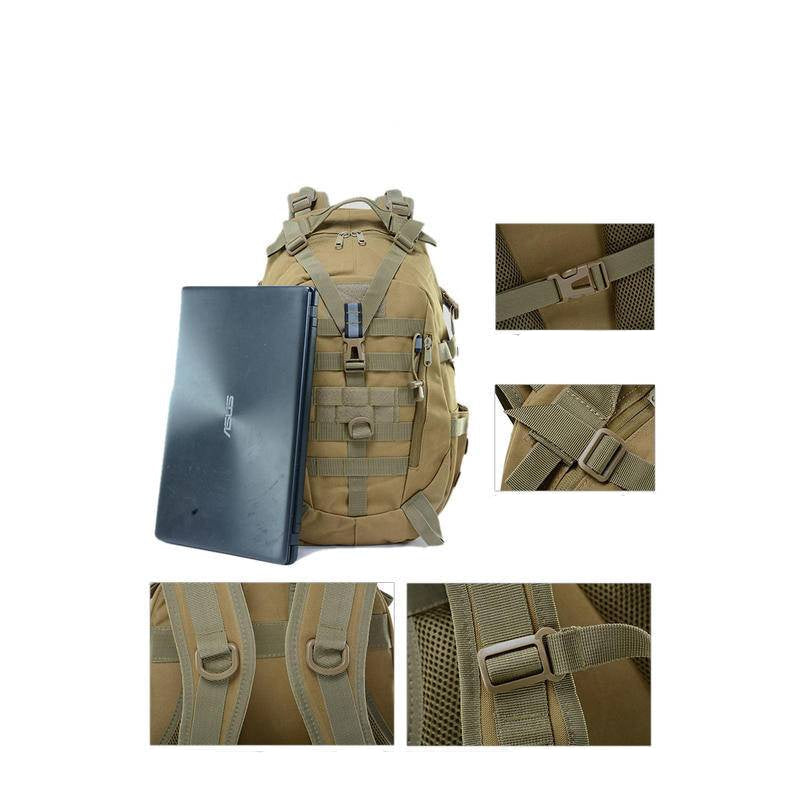 Mochila Tática Aspen 40 Litros - Cáqui