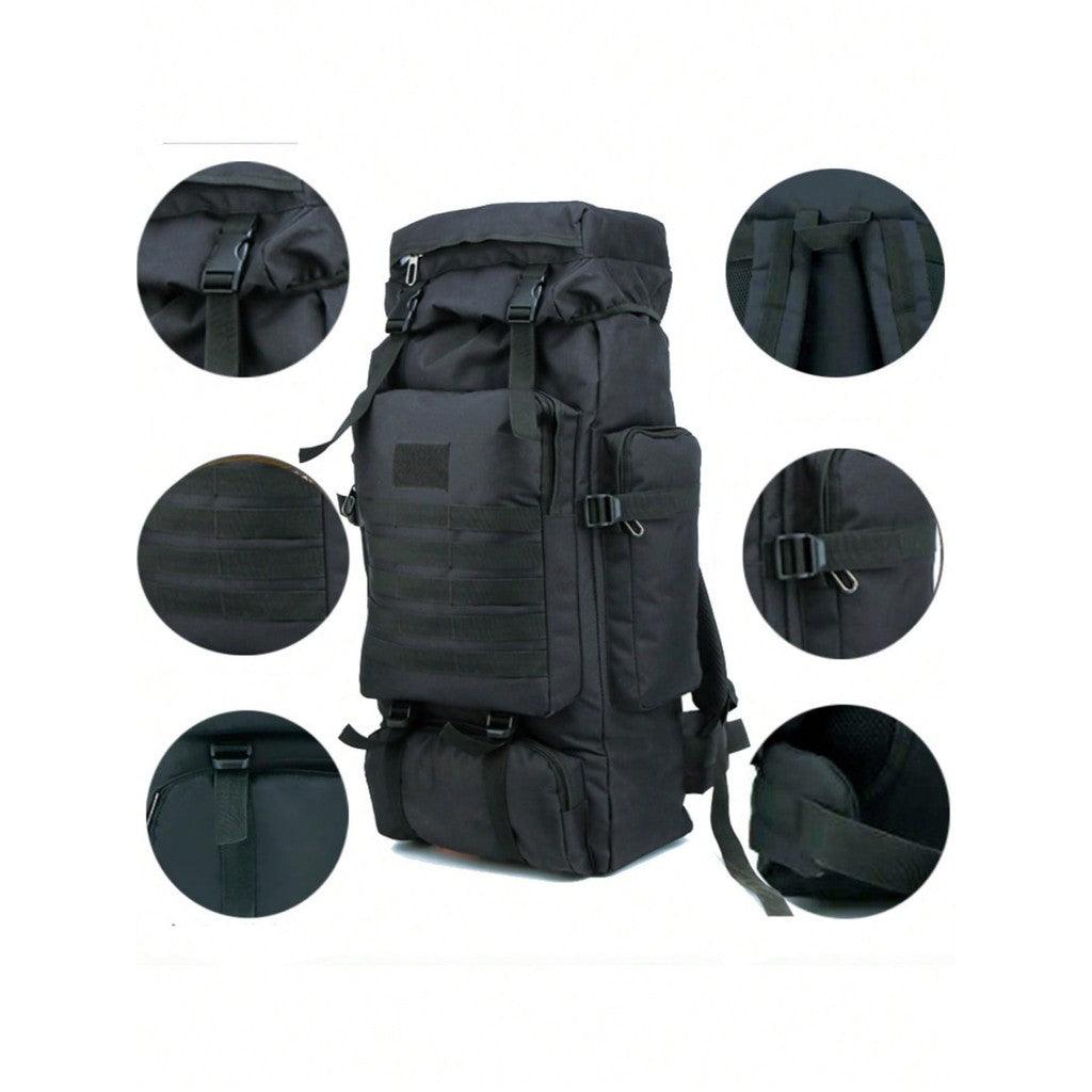 Mochila Trilha e Camping 80 Litros - Cáqui