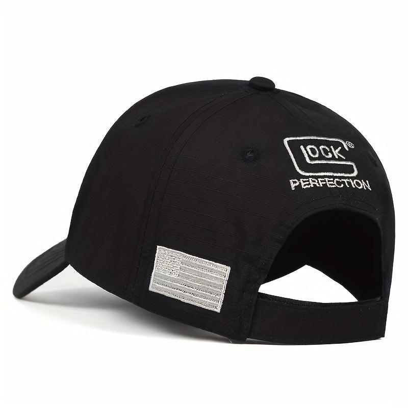 Boné Bordado Glock Perfection Ajustável com Proteção UV