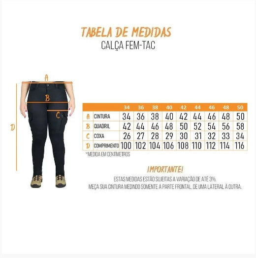 Calça Tática Feminina Bélica®