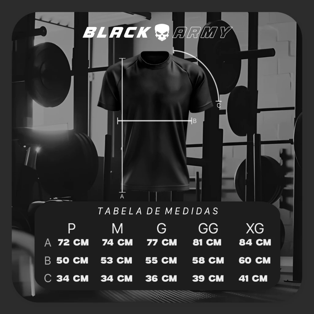 Camiseta Militar Black Army – Justiceiro