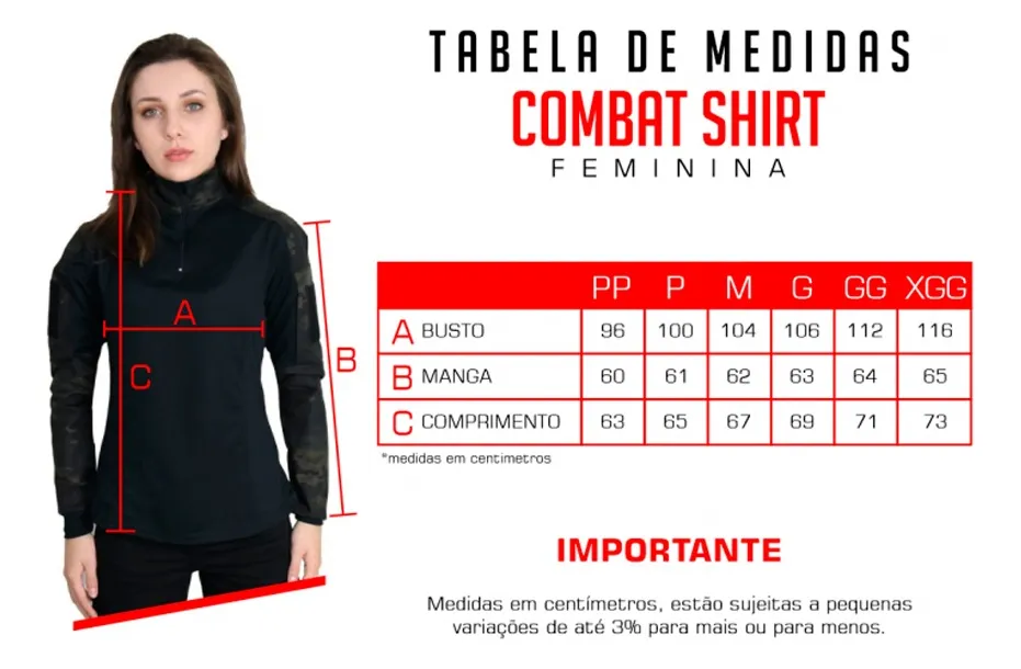 Combat Shirt Feminina Bélica®