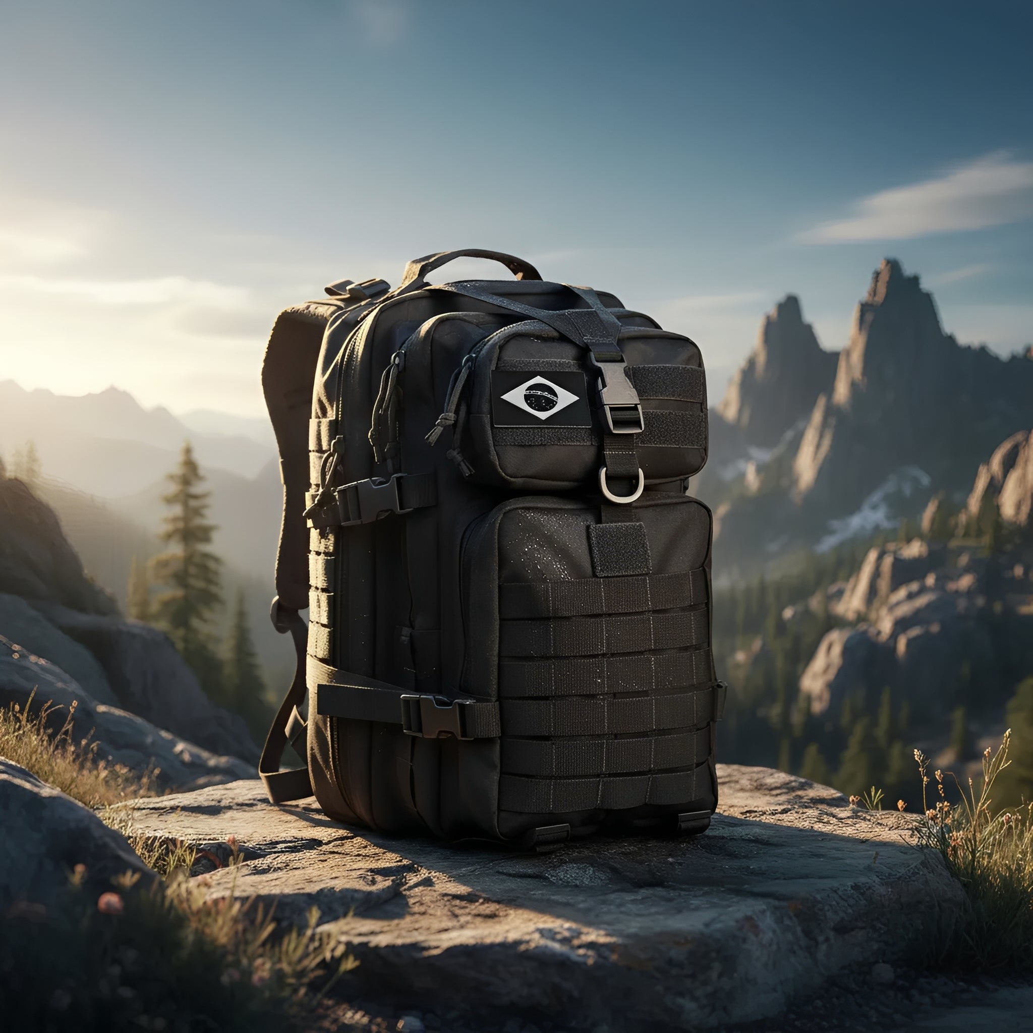 Mochila Tática 50 Litros Outdoor® - Preta