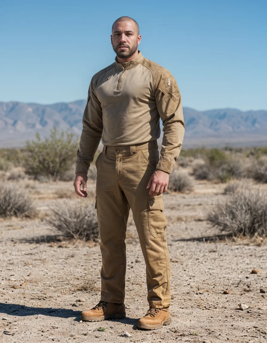 Farda Completa: Combat Shirt + Calça Tática - Cáqui