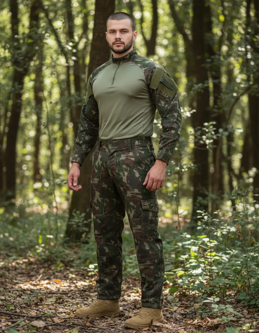 Farda Completa: Combat Shirt + Calça Tática - Exército