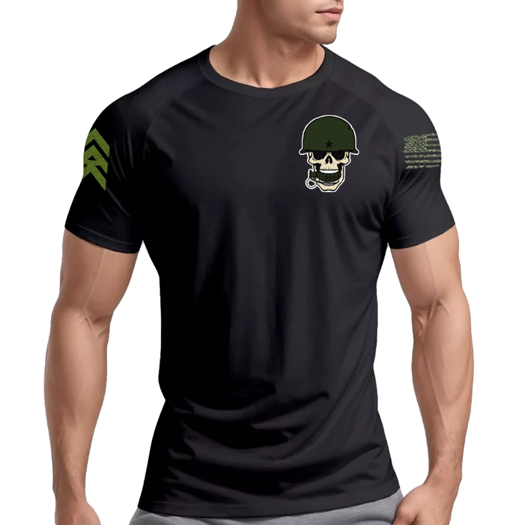 Camiseta Dry Fit Caveira Granada