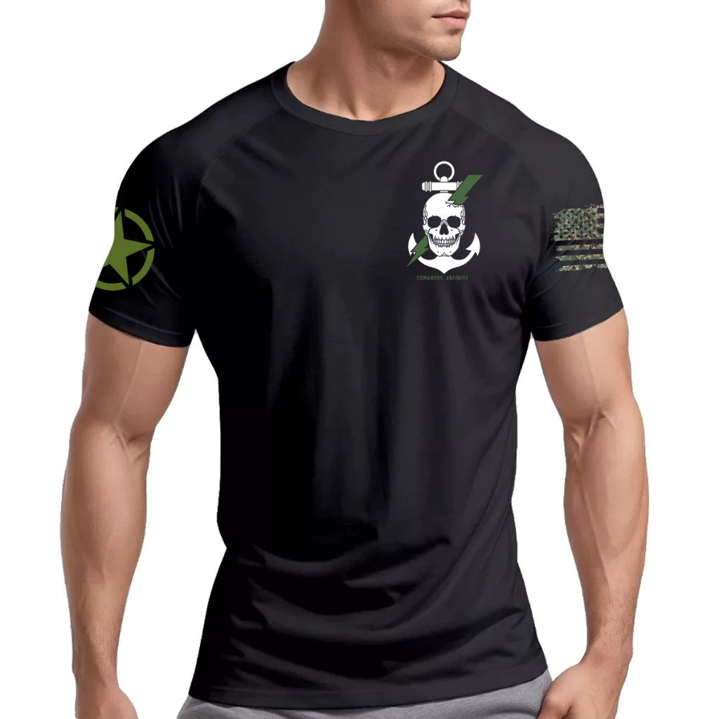 Camiseta Dry Fit Comandos Marinha